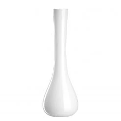 Leonardo Vase Sacchetta - Verre - Blanc - Hauteur : 60 cm