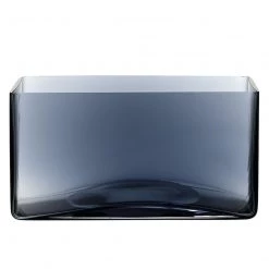 Leonardo Vase Centro - Verre cristallin - Ardoise