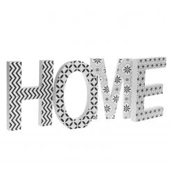My Flair Lettres décoratives HOME - Blanc