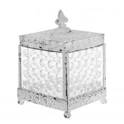 My Flair Lanterne Leyla - Laiton - Blanc