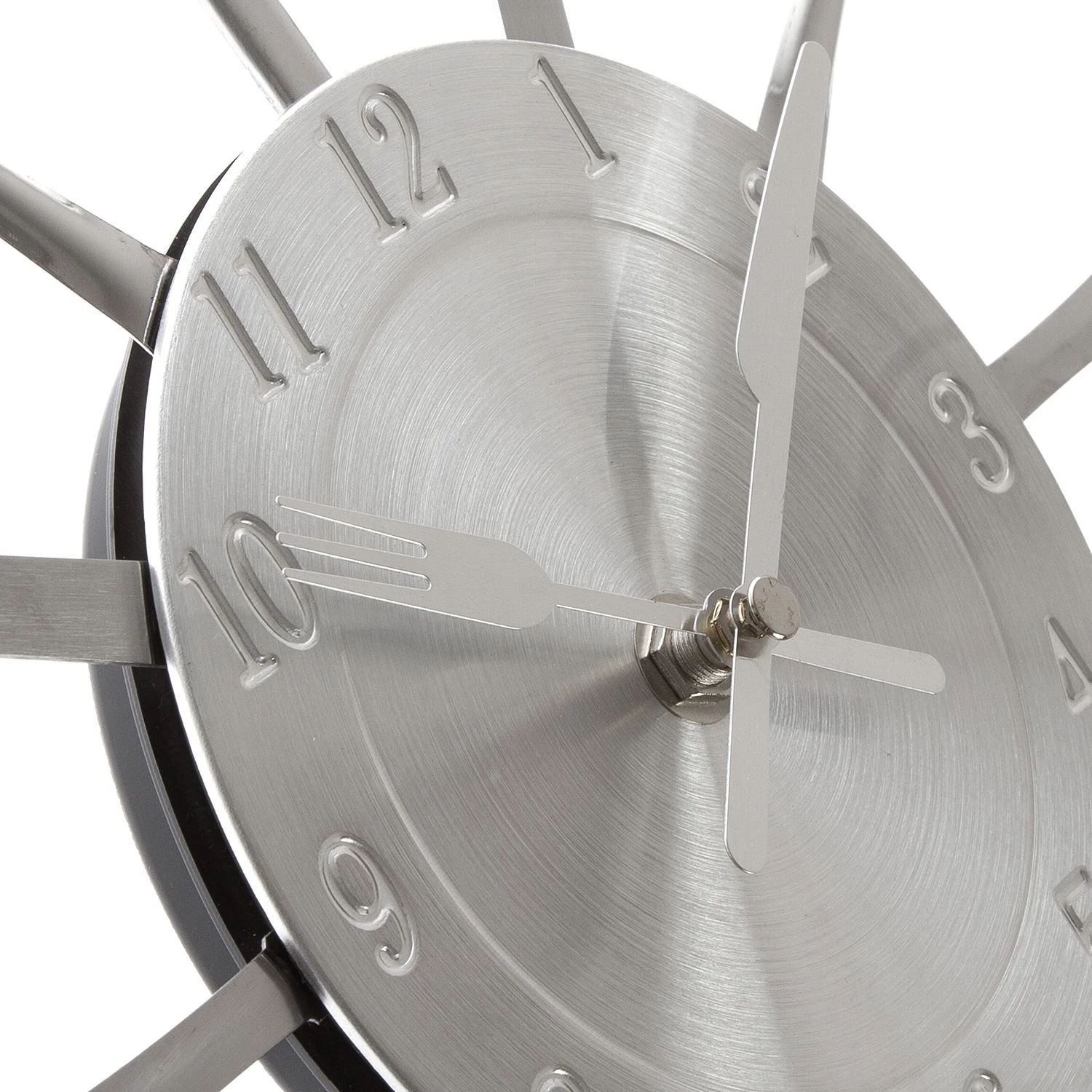 My Flair Horloge murale Cuterly - Laiton - Argenté 3 My Flair Horloge murale Cuterly - Laiton - Argenté – Image 3