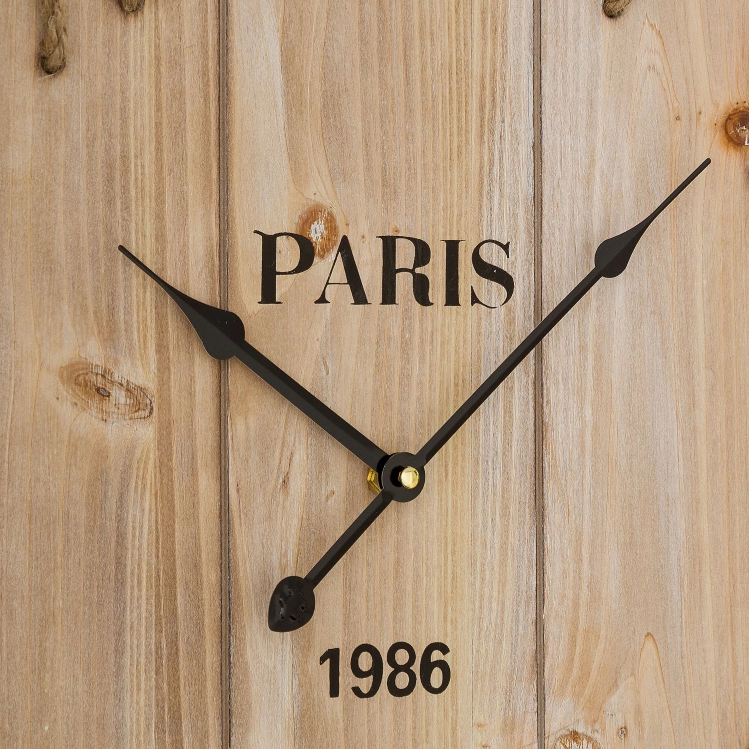 My Flair Horloge murale Brusque - Jute - Marron 3 My Flair Horloge murale Brusque - Jute - Marron – Image 3