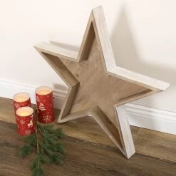 My Flair Décoration étoile Quania - Sapin - Marron -Pas Cher Décoration Magasin 1000140795 181114 07422922 GALLERYIMAGES P000000001000140795