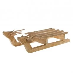 My Flair Décoration luge - Marron