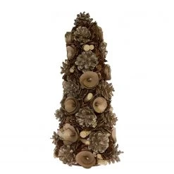 My Flair Sapin en pommes de pin décoratif - Pommes de pin - Marron