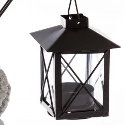 My Flair Décoration fille à la lanterne I - Résine synthétique - Gris / Rouge -Pas Cher Décoration Magasin 1000140817 181114 074241120 GALLERYIMAGES P000000001000140817