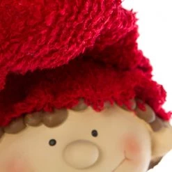 My Flair Décoration garçon à la lanterne I - Résine synthétique - Gris / Rouge -Pas Cher Décoration Magasin 1000140824 181114 074244145 GALLERYIMAGES P000000001000140824