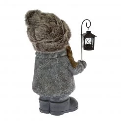 My Flair Décoration fille à la lanterne II - Résine synthétique - Gris -Pas Cher Décoration Magasin 1000140825 181114 074245150 GALLERYIMAGES P000000001000140825