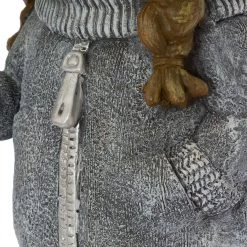 My Flair Décoration fille à la lanterne II - Résine synthétique - Gris -Pas Cher Décoration Magasin 1000140825 181114 074245152 GALLERYIMAGES P000000001000140825