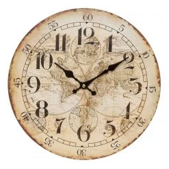 My Flair Horloge murale Downer - MDF - Multicolore