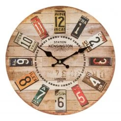 My Flair Horloge murale Allingham - MDF - Multicolore