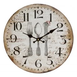 My Flair Horloge murale Corbion - MDF - Multicolore