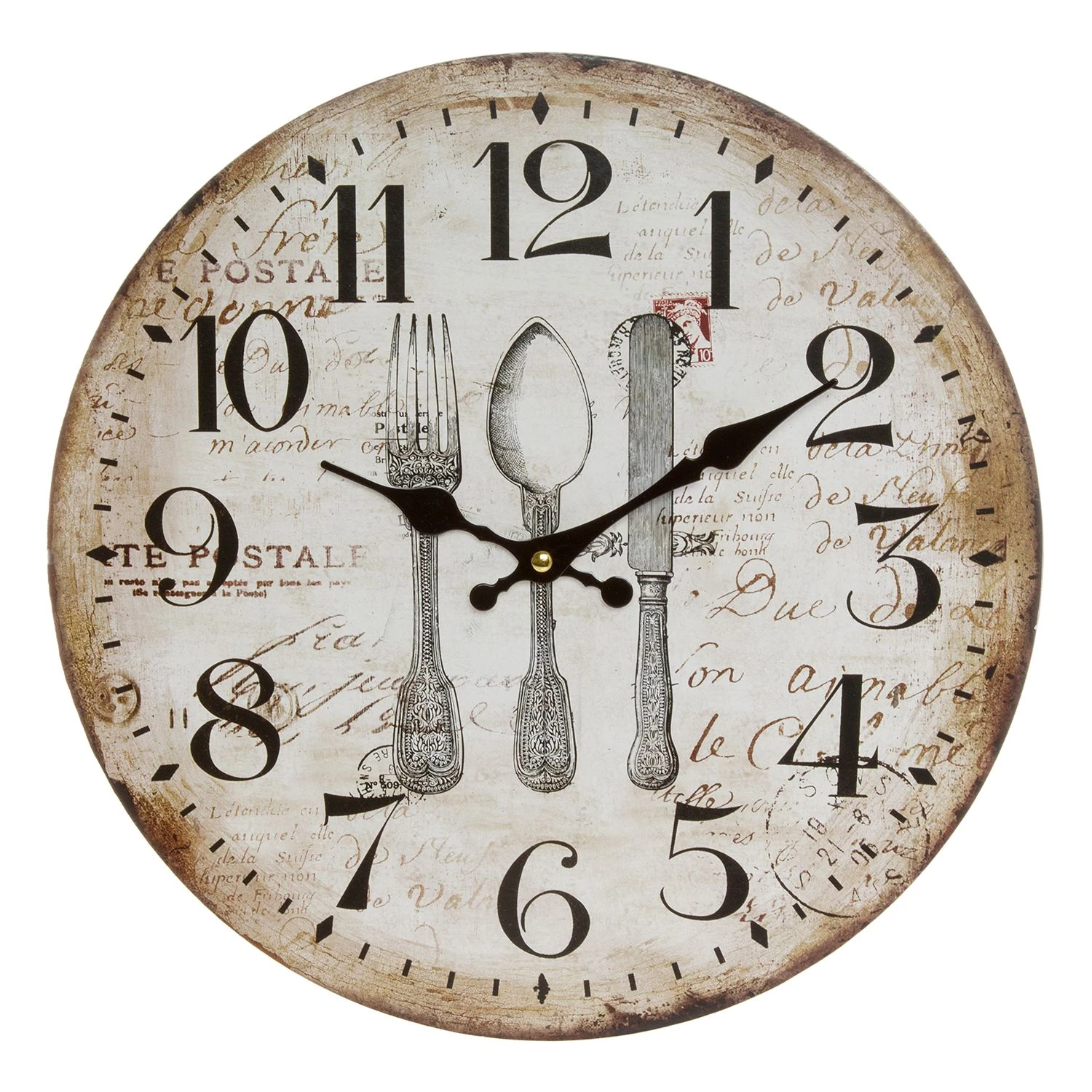 My Flair Horloge murale Corbion - MDF - Multicolore 1 My Flair Horloge murale Corbion - MDF - Multicolore