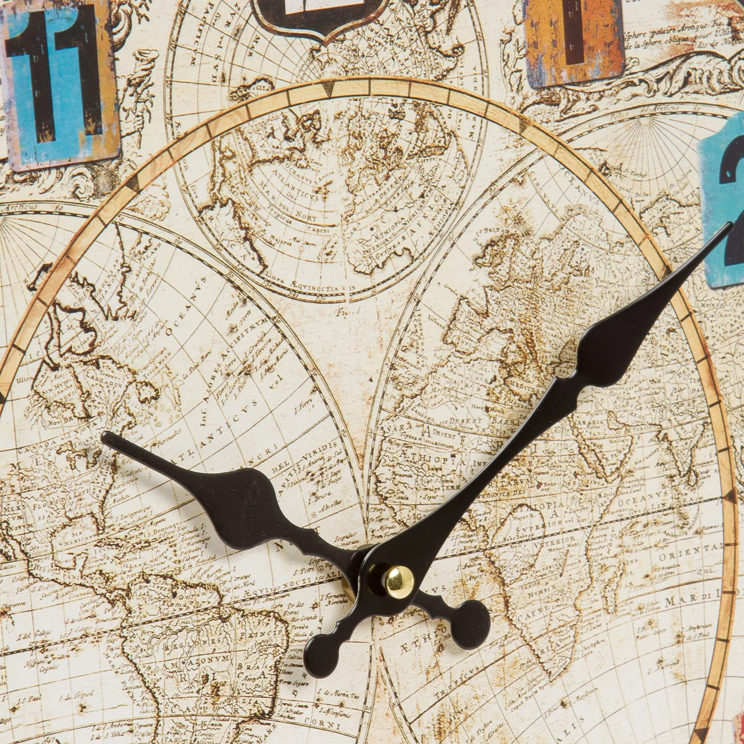 My Flair Horloge murale Warriewood - MDF - Multicolore 3 My Flair Horloge murale Warriewood - MDF - Multicolore – Image 3