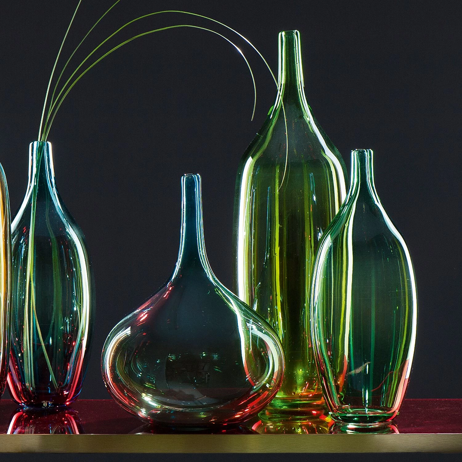 Leonardo Vase Lucente III - Verre - Vert 3 Leonardo Vase Lucente III - Verre - Vert – Image 3