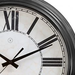 Sompex Horloge murale London - Métal - Gris lava -Pas Cher Décoration Magasin 1000145259 181129 11341300177 GALLERYIMAGES P000000001000145259