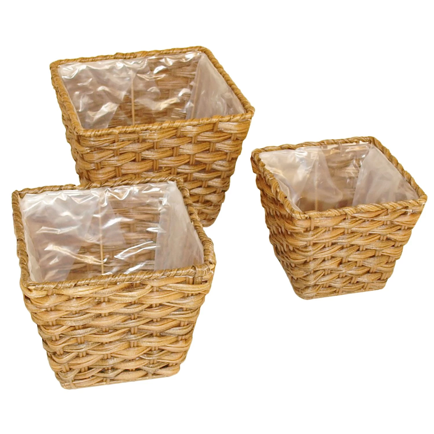 Flechtwaren Müller Paniers Valla Cube (3 éléments) - Polyrotin - Marron 1 Flechtwaren Müller Paniers Valla Cube (3 éléments) - Polyrotin - Marron