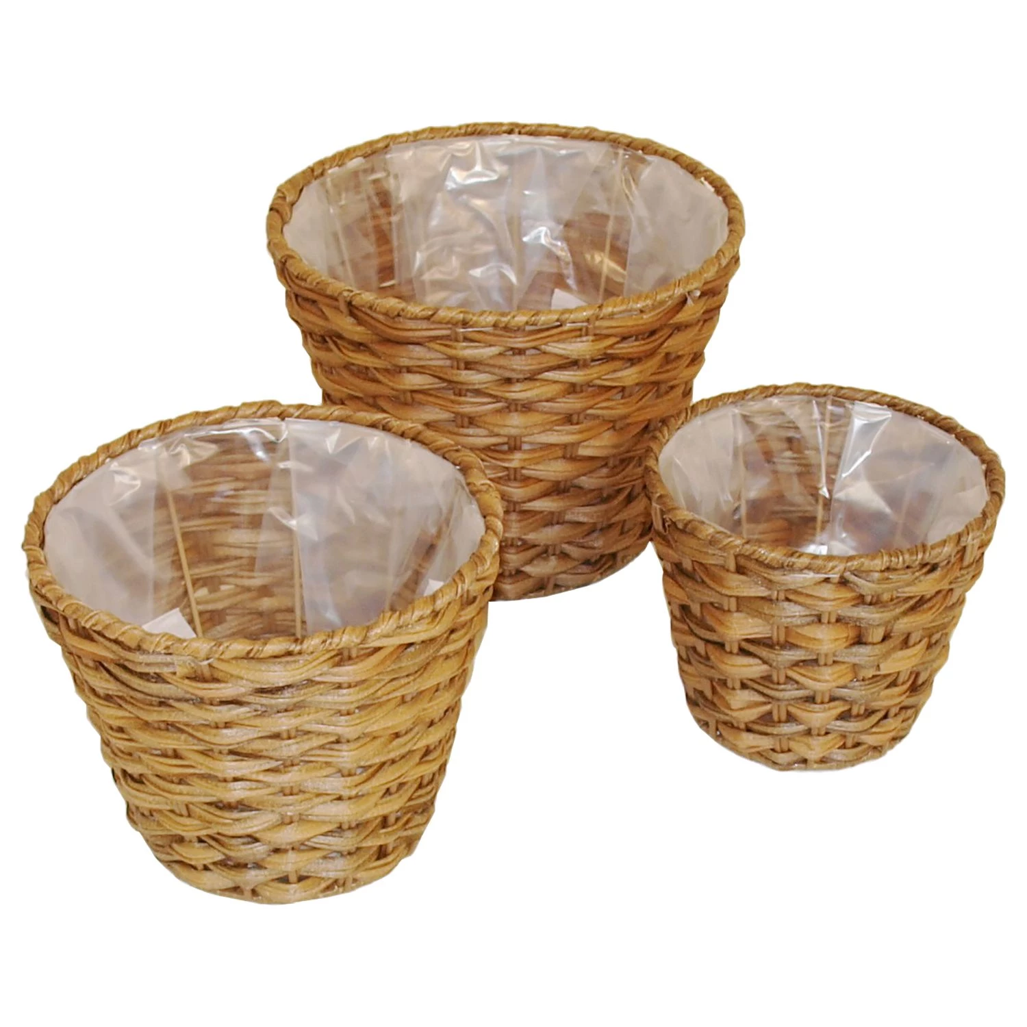 Flechtwaren Müller Paniers Valla Round (3 éléments) - Polyrotin - Marron 1 Flechtwaren Müller Paniers Valla Round (3 éléments) - Polyrotin - Marron