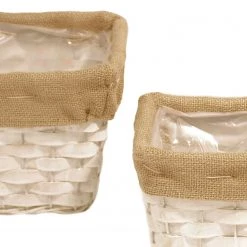 Flechtwaren Müller Paniers Junin Cube (3 éléments) - Saule / Jute - Blanc / Marron 5 Flechtwaren Müller Paniers Junin Cube (3 éléments) - Saule / Jute - Blanc / Marron -Pas Cher Décoration Magasin 1000145280 181123 17112700053 GALLERYIMAGES P000000001000145280