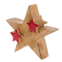 My Flair Étoile déco Caxias - Manguier massif - Marron - Hauteur : 20 cm -Pas Cher Décoration Magasin 1000147764 181130 16161000053 GALLERYIMAGES P000000001000147764