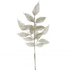 My Flair Plante artificielle Blattzweig - PVC - Champagne