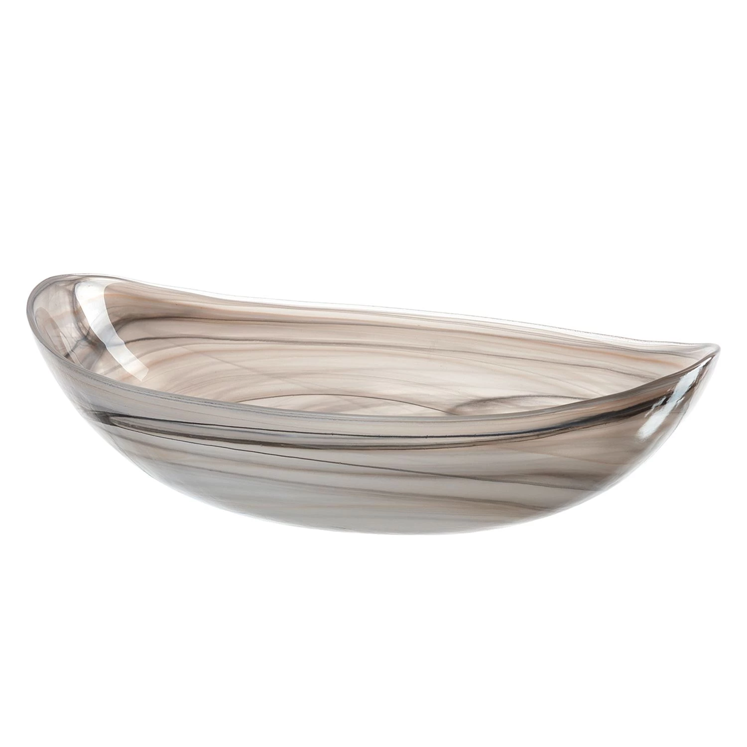 Leonardo Coupe Alabastro Marble II - Verre - Marbré gris 1 Leonardo Coupe Alabastro Marble II - Verre - Marbré gris