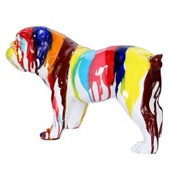 Kayoom Statuette Bulldog - Résine synthétique - Multicolore -Pas Cher Décoration Magasin 1000156861 190215 13344800112 GALLERYIMAGES P000000001000156861
