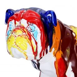 Kayoom Statuette Bulldog - Résine synthétique - Multicolore -Pas Cher Décoration Magasin 1000156861 190215 13344800113 GALLERYIMAGES P000000001000156861