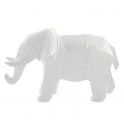 Kayoom Statuette Elephant - Résine synthétique - Blanc -Pas Cher Décoration Magasin 1000156929 190215 13351400378 GALLERYIMAGES P000000001000156929