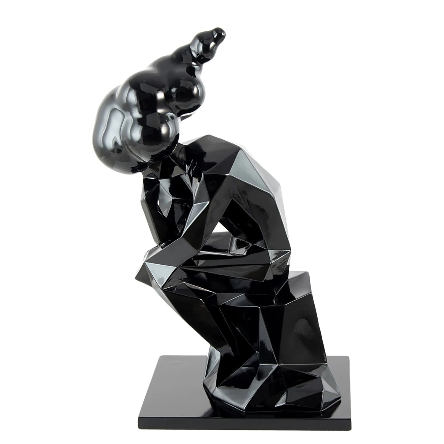 Kayoom Statuette Kenya I - Résine synthétique - Noir 4 Kayoom Statuette Kenya I - Résine synthétique - Noir – Image 4