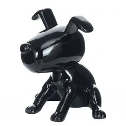 Kayoom Statuette Beagle II - Résine synthétique - Noir