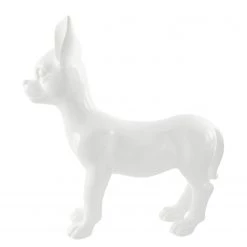 Kayoom Statuette Chihuahua - Résine synthétique - Blanc -Pas Cher Décoration Magasin 1000156981 190215 13353200577 GALLERYIMAGES P000000001000156981