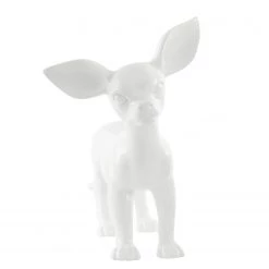 Kayoom Statuette Chihuahua - Résine synthétique - Blanc -Pas Cher Décoration Magasin 1000156981 190215 13353200578 GALLERYIMAGES P000000001000156981