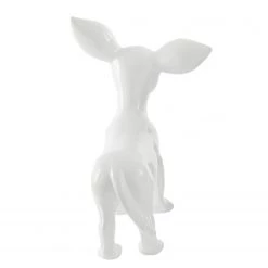 Kayoom Statuette Chihuahua - Résine synthétique - Blanc -Pas Cher Décoration Magasin 1000156981 190215 13353200579 GALLERYIMAGES P000000001000156981