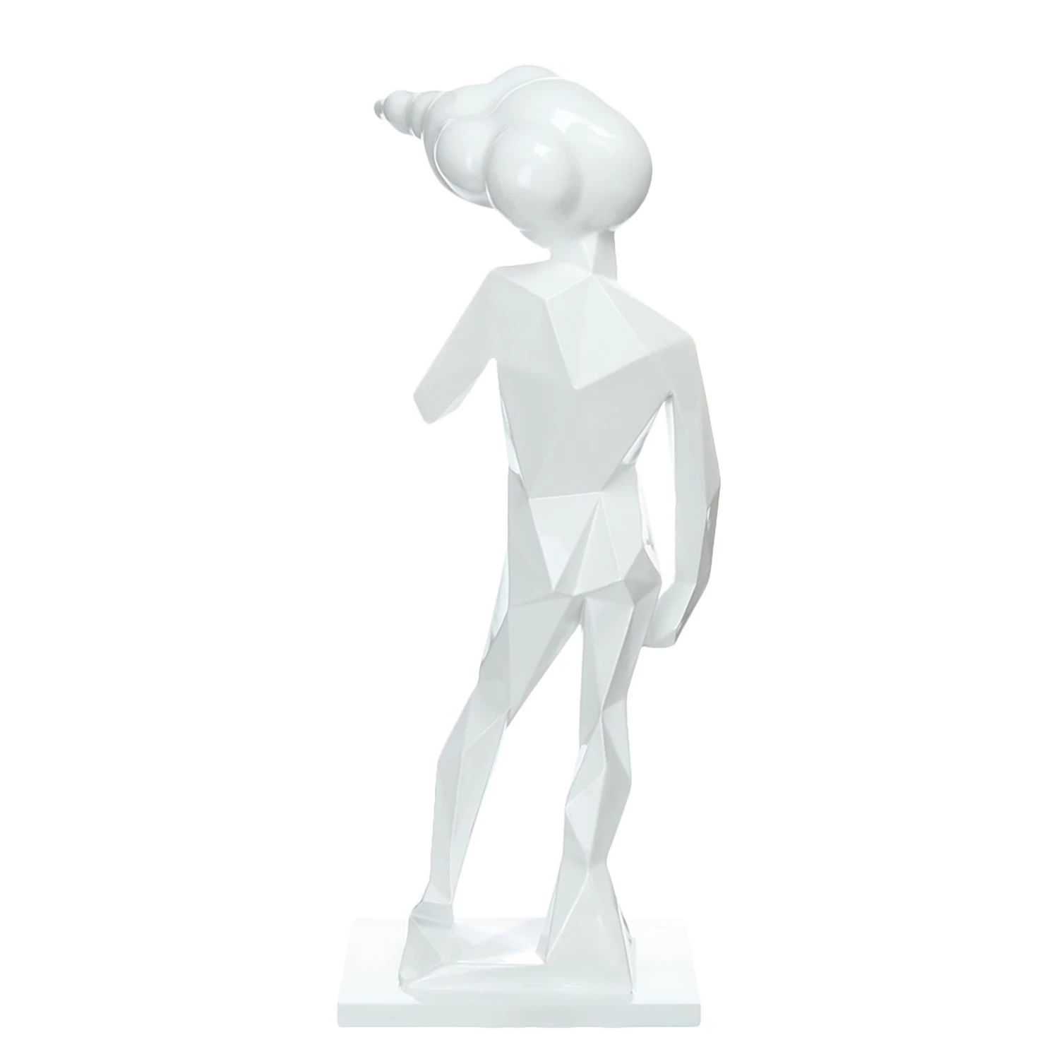 Kayoom Statuette Kenya III - Résine synthétique - Blanc 5 Kayoom Statuette Kenya III - Résine synthétique - Blanc – Image 5