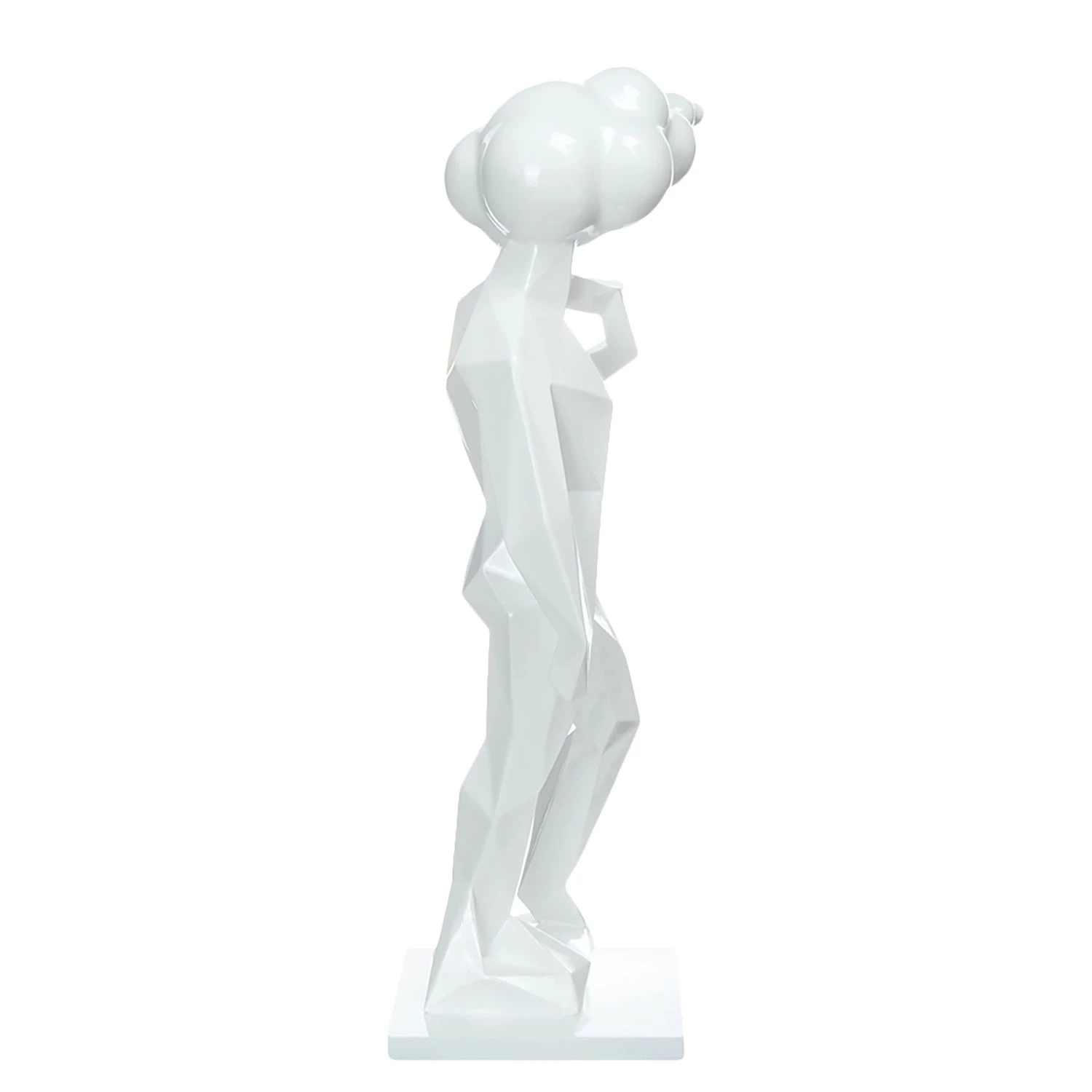 Kayoom Statuette Kenya III - Résine synthétique - Blanc 6 Kayoom Statuette Kenya III - Résine synthétique - Blanc – Image 6