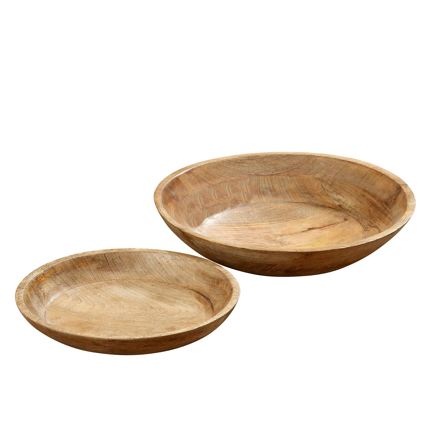 Boltze Coupe décorative Michel (2 éléments) - Manguier - Marron 1 Boltze Coupe décorative Michel (2 éléments) - Manguier - Marron