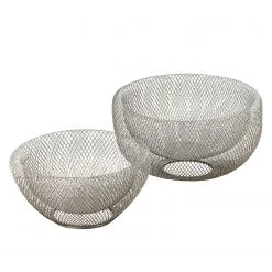 Boltze Coupes décoratives Seoul (2 éléments) - Argenté