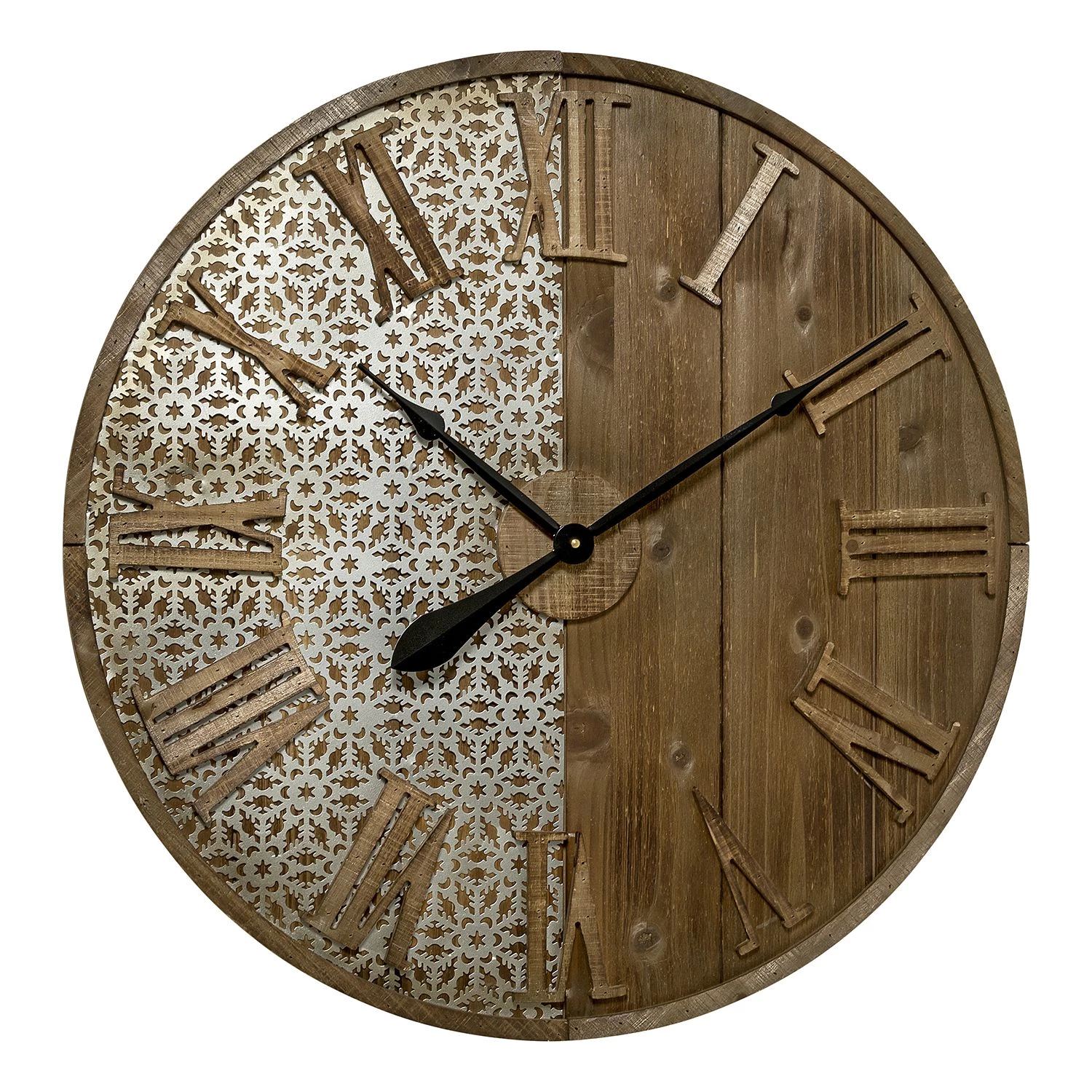 Boltze Horloge murale Abbey - MDF - Beige 1 Boltze Horloge murale Abbey - MDF - Beige