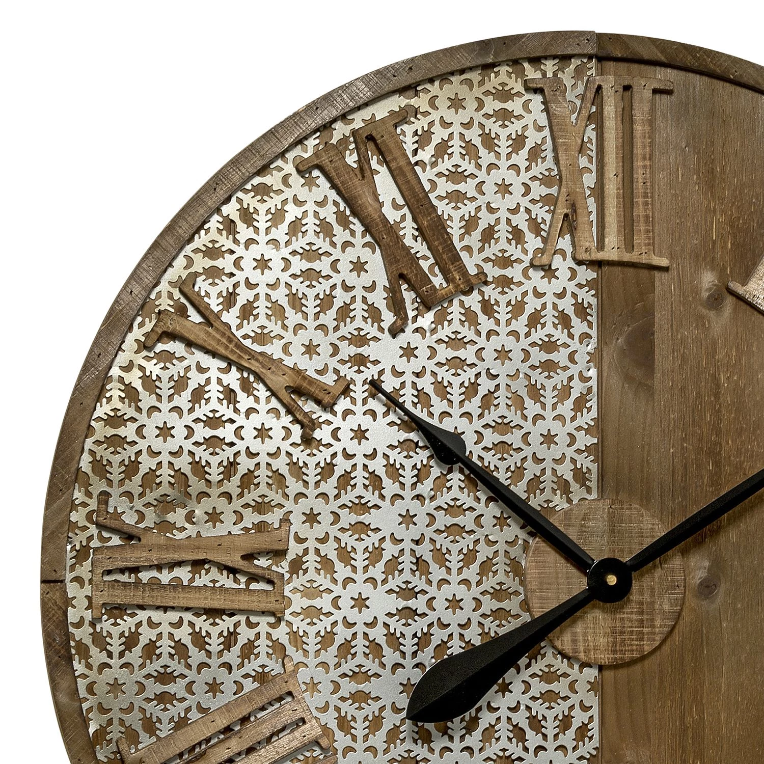 Boltze Horloge murale Abbey - MDF - Beige 2 Boltze Horloge murale Abbey - MDF - Beige – Image 2
