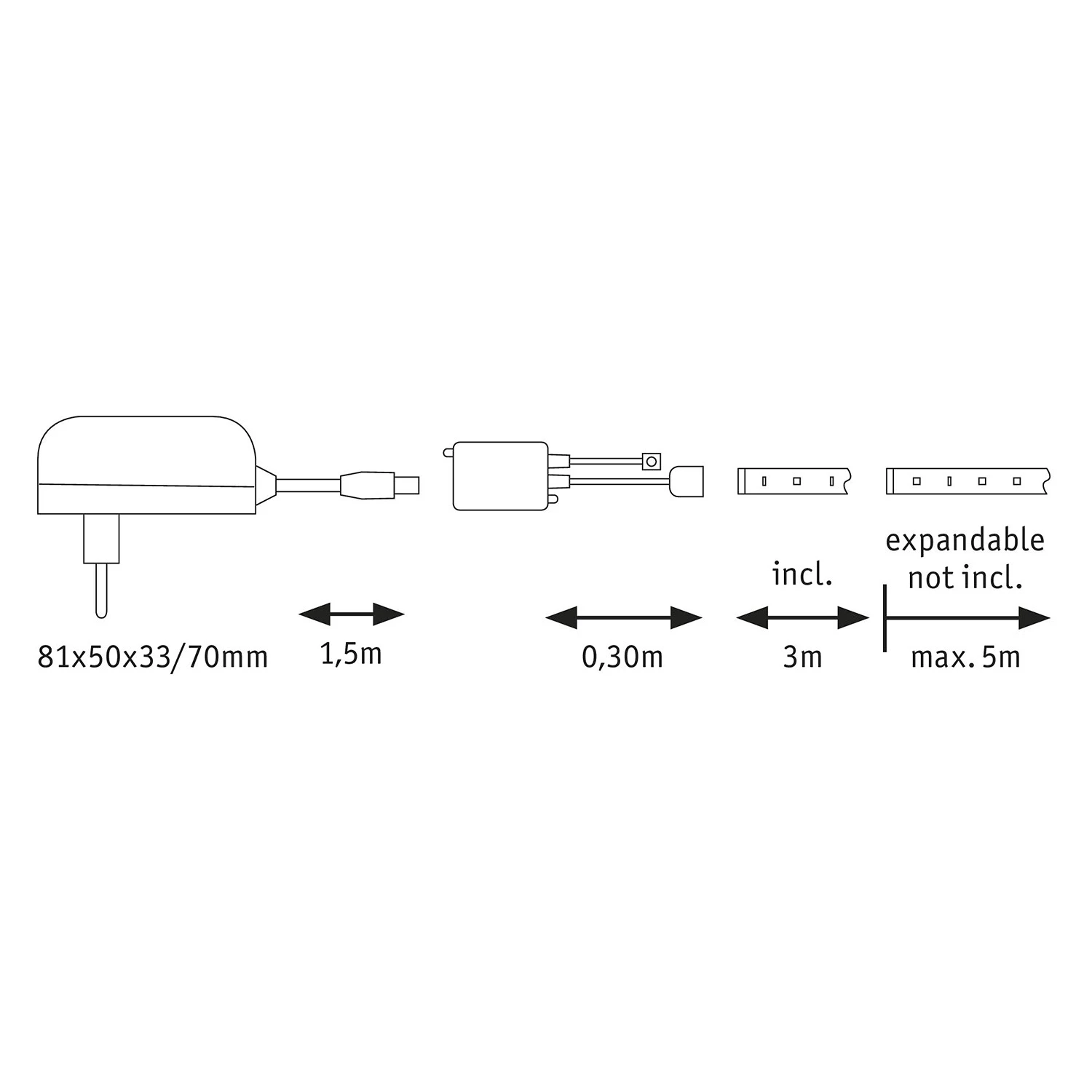 Paulmann Guirlande lumineuse Wemb 3 m II - Silicone - 1 ampoule 9 Paulmann Guirlande lumineuse Wemb 3 m II - Silicone - 1 ampoule – Image 9