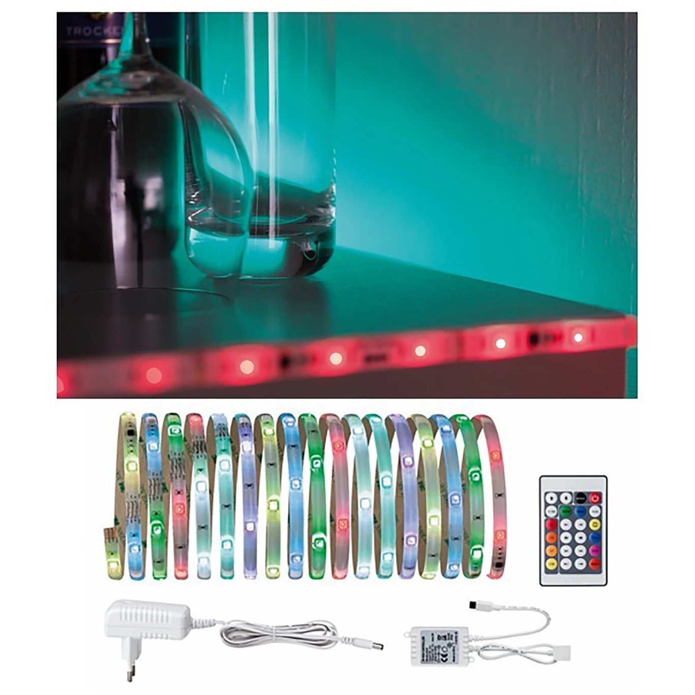 Paulmann Guirlande lumineuse Terara 5 m I - Silicone - 1 ampoule 1 Paulmann Guirlande lumineuse Terara 5 m I - Silicone - 1 ampoule