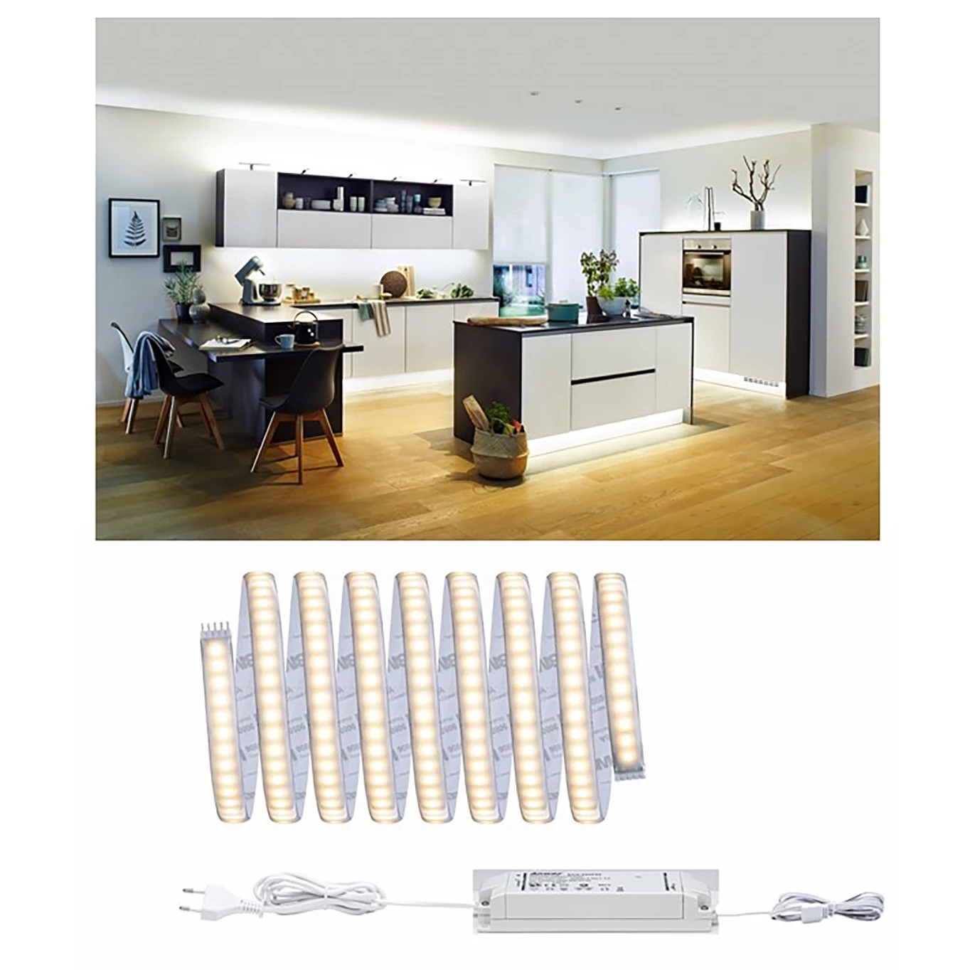 Paulmann Guirlande lumineuse Denman 3 m IX - Silicone - 1 ampoule 1 Paulmann Guirlande lumineuse Denman 3 m IX - Silicone - 1 ampoule