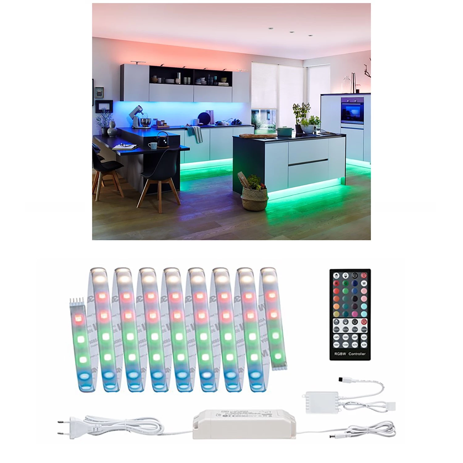 Paulmann Guirlande lumineuse Denman 3 m VI - Silicone - 1 ampoule 1 Paulmann Guirlande lumineuse Denman 3 m VI - Silicone - 1 ampoule