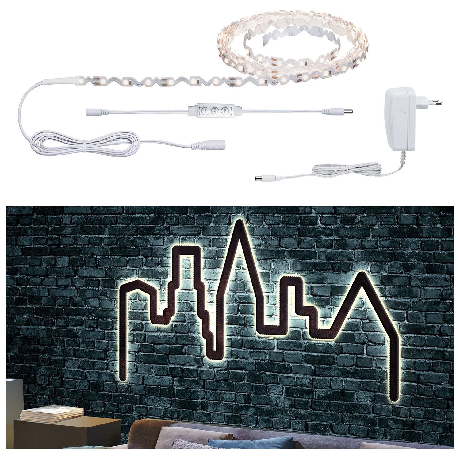 Paulmann Guirlande lumineuse Balchik 3 m I - Silicone - 1 ampoule 1 Paulmann Guirlande lumineuse Balchik 3 m I - Silicone - 1 ampoule