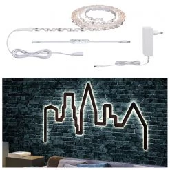 Paulmann Guirlande lumineuse Balchik 5 m II - Silicone - 1 ampoule