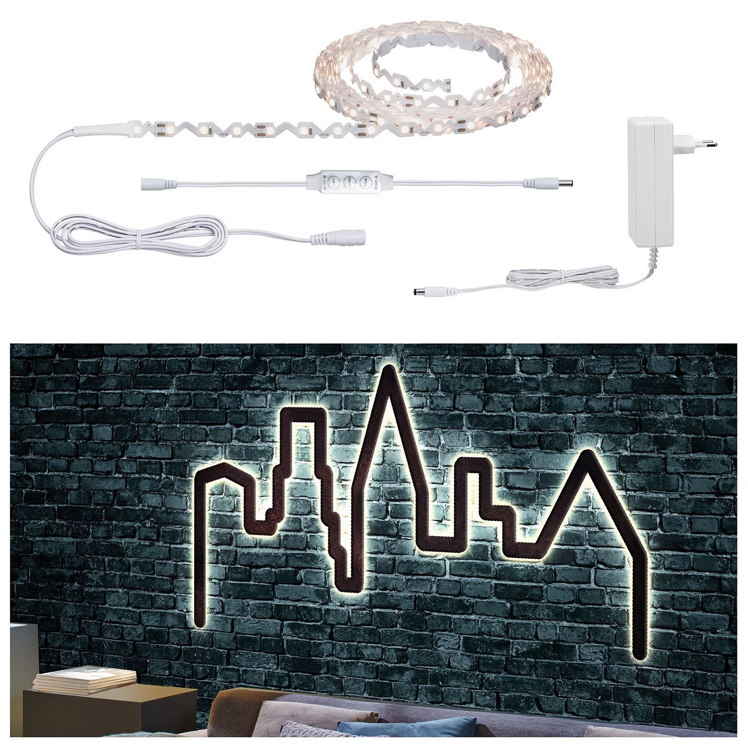 Paulmann Guirlande lumineuse Balchik 5 m II - Silicone - 1 ampoule 1 Paulmann Guirlande lumineuse Balchik 5 m II - Silicone - 1 ampoule