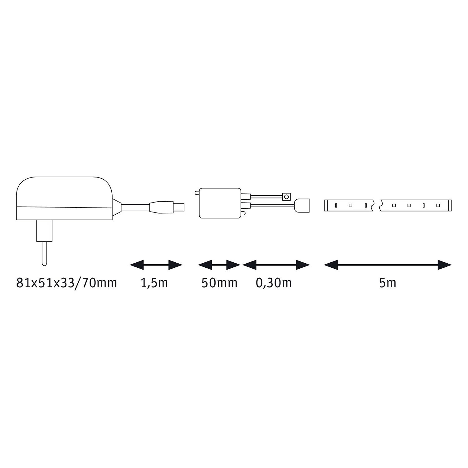 Paulmann Guirlande lumineuse Ilheus 5 m IV - Silicone - 1 ampoule 8 Paulmann Guirlande lumineuse Ilheus 5 m IV - Silicone - 1 ampoule – Image 8