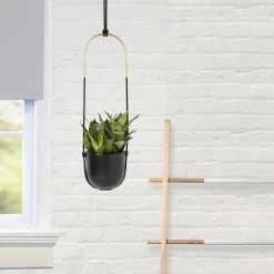 Umbra Suspension plante Bolo - Fer / Coton / Céramique - Noir 14 Umbra Suspension plante Bolo - Fer / Coton / Céramique - Noir -Pas Cher Décoration Magasin 1000172486 190508 07204900450 MOOD GALLERYIMAGES P000000001000172486 mood