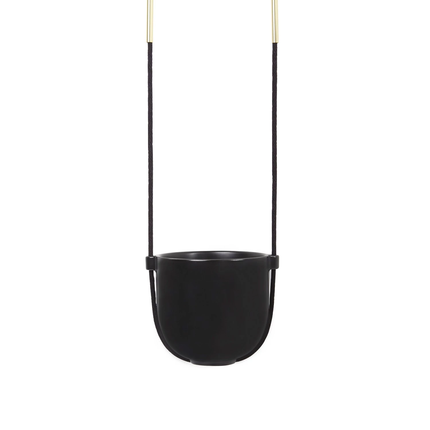 Umbra Suspension plante Bolo - Fer / Coton / Céramique - Noir 8 Umbra Suspension plante Bolo - Fer / Coton / Céramique - Noir – Image 8